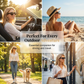 🕶️👓 50 % RABAT! OBS til alle, der bærer briller: Disse oversized solbriller kan nemt trækkes direkte over dine egne briller og får dig til at ligne en filmstjerne – ingen dyre påsætningsbriller, intet besvær med linser!