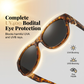 🕶️👓 50 % RABAT! OBS til alle, der bærer briller: Disse oversized solbriller kan nemt trækkes direkte over dine egne briller og får dig til at ligne en filmstjerne – ingen dyre påsætningsbriller, intet besvær med linser!