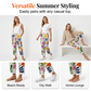 👖🌸Korte bukser til kvinder i afslappet stil med blomsterprint