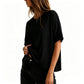 🌸 Tidløs T-shirt med rund hals, ultrablødt og åndbart materiale, afslappet oversized pasform 💫 Luftige korte ærmer – et must-have til hverdagen. Spar 49 % nu!