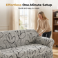 🛋️ BEGRÆNSET TID: 50 % RABAT! 🧵 Universelt, elastisk sofabetræk – med flæset kant og sofabeskyttelse 🏡