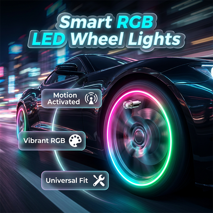 ⏳50 % rabat i en begrænset periode⏰Smarte, bevægelsesaktiverede LED-hjullys⚙️💡