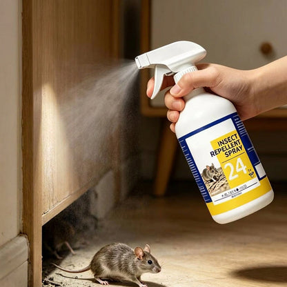🐀50 % RABAT NU! ✨Universalspray til afskrækkelse af gnavere – giftfri og sikker løsning til at holde mus væk indendørs