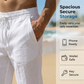 👖☀️🌊 50 % RABAT I BEGRÆNSET PERIODE! Casual capri-bukser til mænd med snøre i taljen – åndbart bomuld, løs pasform, 3/4-længde – perfekte til stranden, parken eller en afslappet weekend 🏖️😎