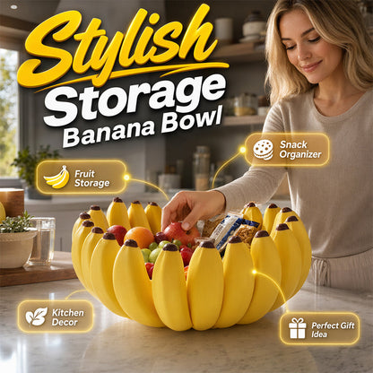 🍌Kreativ frugtskål i bananform