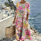 💥✨Tidsbegrænset tilbud med 50 % rabat – 👗Løstsiddende kjole til kvinder med blomsterprint