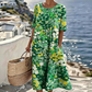 💥✨Tidsbegrænset tilbud med 50 % rabat – 👗Løstsiddende kjole til kvinder med blomsterprint