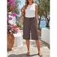 🩳 50 % RABAT I BEGRÆNSET PERIODE! ✨ Casual shorts med snøre til kvinder – lette, med brede ben og justerbar talje 🌿