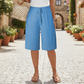 🩳 50 % RABAT I BEGRÆNSET PERIODE! ✨ Casual shorts med snøre til kvinder – lette, med brede ben og justerbar talje 🌿