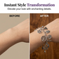 📿 50 % RABAT I BEGRÆNSET PERIODE! ✨Vintage armbånd med hedenske amuletter – åndelige symboler, antiksølv, boheme-stil 🌙