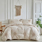 🛏️ 50 % RABAT !!!☁️ Elegant dynebetræk-sæt med plissering