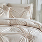 🛏️ 50 % RABAT !!!☁️ Elegant dynebetræk-sæt med plissering