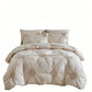 🛏️ 50 % RABAT !!!☁️ Elegant dynebetræk-sæt med plissering