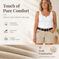 🩳🌼 Women’s Stretch Pocket Shorts – Comfortable Mid-Rise Design, Durable Stitching & Casual-Chic Appeal ✨