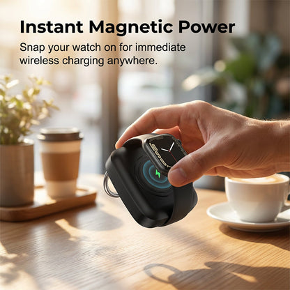 ⌚ BLITZTILBUD: 50 % RABAT! Eksternt batteri på 10.000 mAh til smartur – trådløs opladning og kompakt design, så du kan holde kontakten overalt 🔋✨