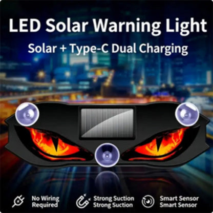 🚗🔆 Solcelledrevet LED-advarselslys til biler – 50 % RABAT! Solcelledrevet, vejrbestandigt, tændes automatisk, når det bliver mørkt – for større sikkerhed ved vejsiden. 🔥🛡️