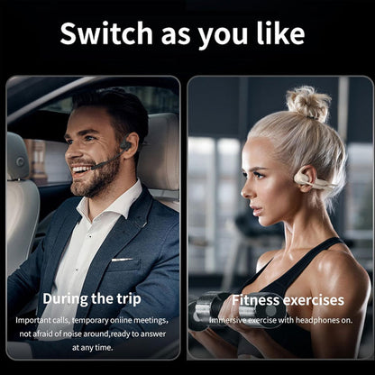 🎧🛒 -50 %! 🔊Letvægts-headset med åbne ørekopper – Bluetooth 5.3, Dual-DSP-mikrofon og 11 timers batteritid.