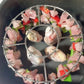 🔥 Grillresultater derhjemme – rustfri grillrist med spyd til saftige gyros, kebab og kød 🍖