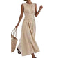 🏖️Ny sommerkollektion –⏰️50 % rabat i en begrænset periode💐👗✨Stribet, ærmeløs maxi-kjole til kvinder i casual stil🎀