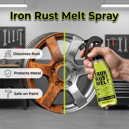 🛠Direkte salg fra fabrikken, 50 % rabat på originale produkter! ✨Fjern gammel rust med et enkelt klik! Jernrustopløsningsspray