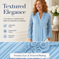 ✨Langærmet bluse til kvinder med V-udskæring og patchwork i blonder – feminin elegance og komfort til hverdagen 🌸