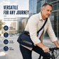 👜 50 % RABAT I BEGRÆNSET PERIODE! Herre-skuldertaske med stor kapacitet og mange lommer, vandafvisende nylon-messenger-skuldertaske til hverdagsbrug