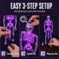👻50 % rabat til Halloween! 💀De bedste dekorationer til en uhyggelig spøgelsesstemning!🎃💡 Solcelledrevne skelet-stakelys – lyser i mørket, solcelledrevne, nemme at sætte op. Perfekte til en uhyggelig have, veranda og gangsti! 👻🪦✅