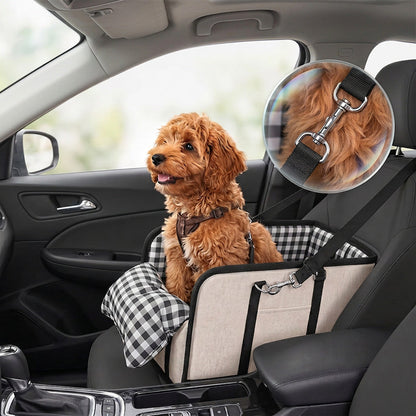 🚗 BEGRÆNSET TID: 50 % RABAT! 🐾 Sikker rejsebooster til kæledyr – polstret, bærbar, med sikkerhedssele ✨
