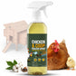 🐔Botanisk rengøringsspray til hønsehuse | 🌿Citrongræs og pebermynte, afskrækker fluer og mider, sikkert for fugle og hønsehuse