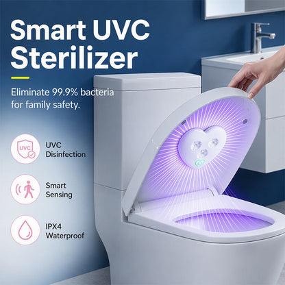 Intelligent UVC-toiletsteriliseringslampe
