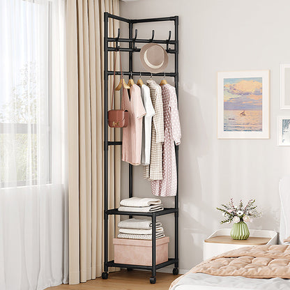 👕 50 % RABAT NU! 🏠 Pladsbesparende tøjstativ – smalt, sammenklappeligt og stabilt – perfekt til entreen, soveværelset og kollegieværelset 🧥