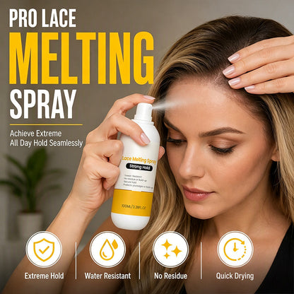 Strong Hold-spray til smeltning af blonder