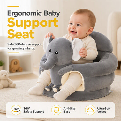 🎉 BEGRÆNSET TID: 50 % RABAT! 👶 Sofa med tegneseriefigurer til babyer – sikkert træningssæde til at lære at sidde, hyggeligt design, hjælper de små med at sidde stabilt ✨