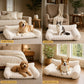🛋️🐾 Hyggelig sofa-dyreseng – 50 % RABAT! Stabile kanter, blødt plysstof, moderne design – perfekt til katte og hunde. 🐕