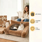 🛋️🐾 Hyggelig sofa-dyreseng – 50 % RABAT! Stabile kanter, blødt plysstof, moderne design – perfekt til katte og hunde. 🐕