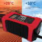 🔋50 % RABAT LIGE NU! 12 V 6 A smart bilbatterioplader, pulsoplader med LCD-display – automatisk vedligeholdelsesoplader til blybatterier i biler, motorcykler og autocampere