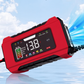 🔋50 % RABAT LIGE NU! 12 V 6 A smart bilbatterioplader, pulsoplader med LCD-display – automatisk vedligeholdelsesoplader til blybatterier i biler, motorcykler og autocampere