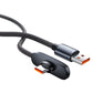 100 W 90-graders vinklet Type-C-kabel til hurtigopladning