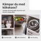 🥗 3-delt sammenklappeligt dørslagssæt med afdrypningsfod – pladsbesparende køkkendørslag til frugt, pasta og grøntsager