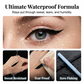 👁️Vandtæt, fin eyeliner-pen👁️ – 0,01 mm spids med smudsfast formel – Ideel til præcis, langtidsholdbar øjenmakeup ⚡