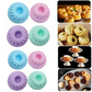 🧁 🍩 Bageforme i silikone i donut-stil – i fødevarekvalitet, BPA-fri, non-stick med nem udtagning og varm- og kuldebestandige – genanvendelige, miljøvenlige og uundværlige til bagning ✨