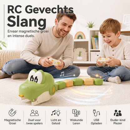 🐍 Spar 50 %! 🎮 RC-magnetslange – Kampspil og sammenføjet hale ✨