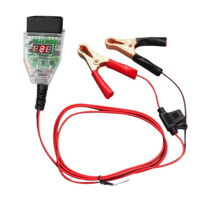 🔋 OBD II 12V hukommelsesbesparer til biler | Spændingsdisplay