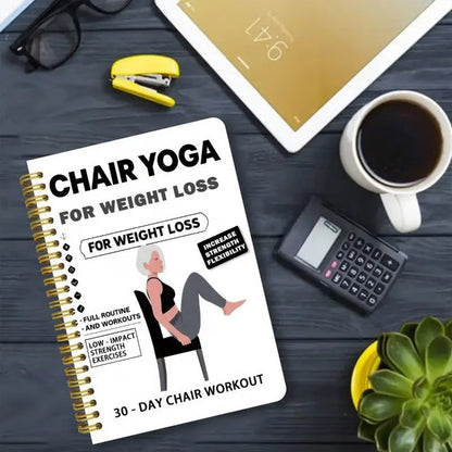 🧘✨ Bogen »30-dages udfordring i stole-yoga« – En illustreret guide til skånsomme øvelser