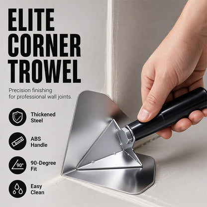 🧱 BEGRÆNSET TID: 50 % RABAT! 🛠️ Hjørnespade i rustfrit stål – præcis efterbehandling af hjørner, rustbeskyttet, ergonomisk håndtag ✨