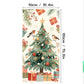 🎄 BEGRÆNSET TILBUD: 50 % RABAT! 🎅 Juleovertræk til døren – hurtig julepynt – lysægte, med forskellige motiver og levende farver ✨