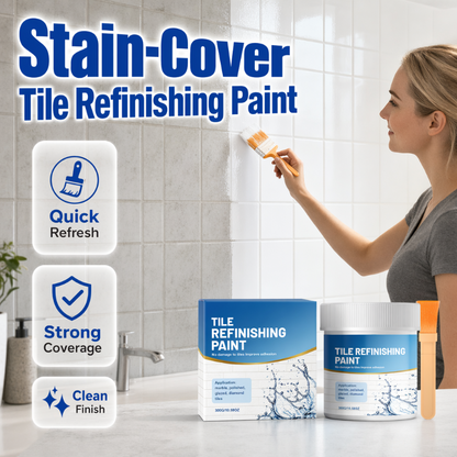 🎨 Maling til renovering af hvide fliser med pensel