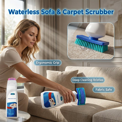 😱 Spild og pletter? Børst dem væk! ✨ Rengøringsmiddel til tæpper og sofaer uden skylning – friske, rene tekstiler på den nemme måde 🛋️🧼