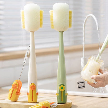 🧽✨ 5-i-1 flaskerengøringssæt – grundig rengøring af hvert eneste hjørne 🍼✅