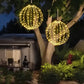 ✨🔮 Hængende LED-kuglelampe – 50 % RABAT! 360° lys, sammenklappeligt design, vejrbestandigt metal – perfekt til terrasser, haver og ferier. 💪